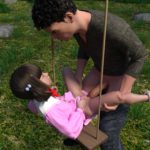 daddy fucked daughter on the playground on the swing 3d porn xxx
