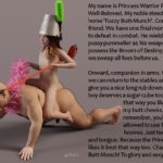naked daughter plays role play with dad 3d
