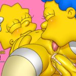 Marge Simpson Licks Naked Maggie's Pussy hentai lolicon toddlercon
